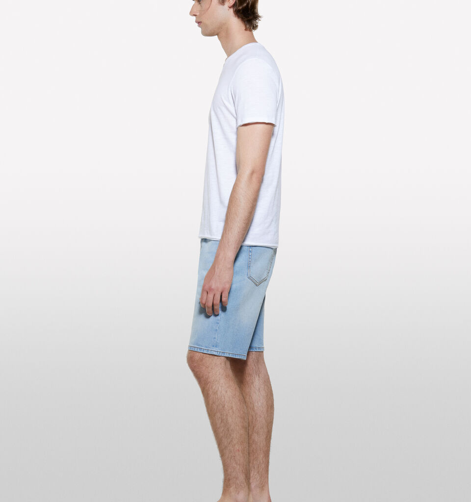 T-shirt blanc coupe slim - t-shirts à manches courtes pour homme - Blanc | Sisley image number 2